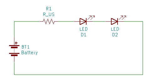 LED直列接続